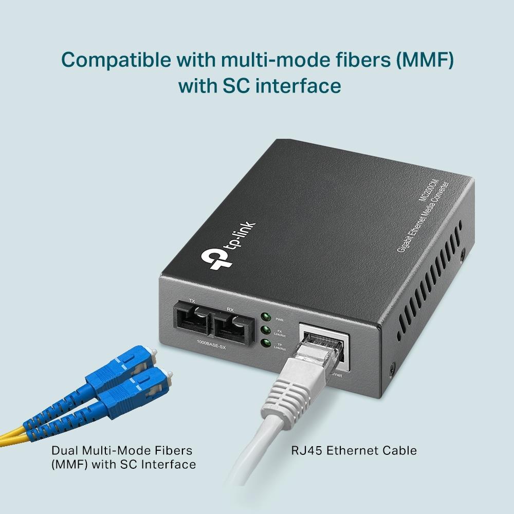 TP-Link MC200CM Gigabit-Ethernet-Medienkonverter