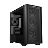 ASUS A21 PLUS TG ARGB Black microATX PC Gehäuse mit Mesh Front und 4 ARGB Lüftern