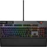 ASUS ROG Strix Flare II mechanische Gaming-Tastatur Deutsches Layout 8000 Hz Polling-Rate RGB-Beleuchtung