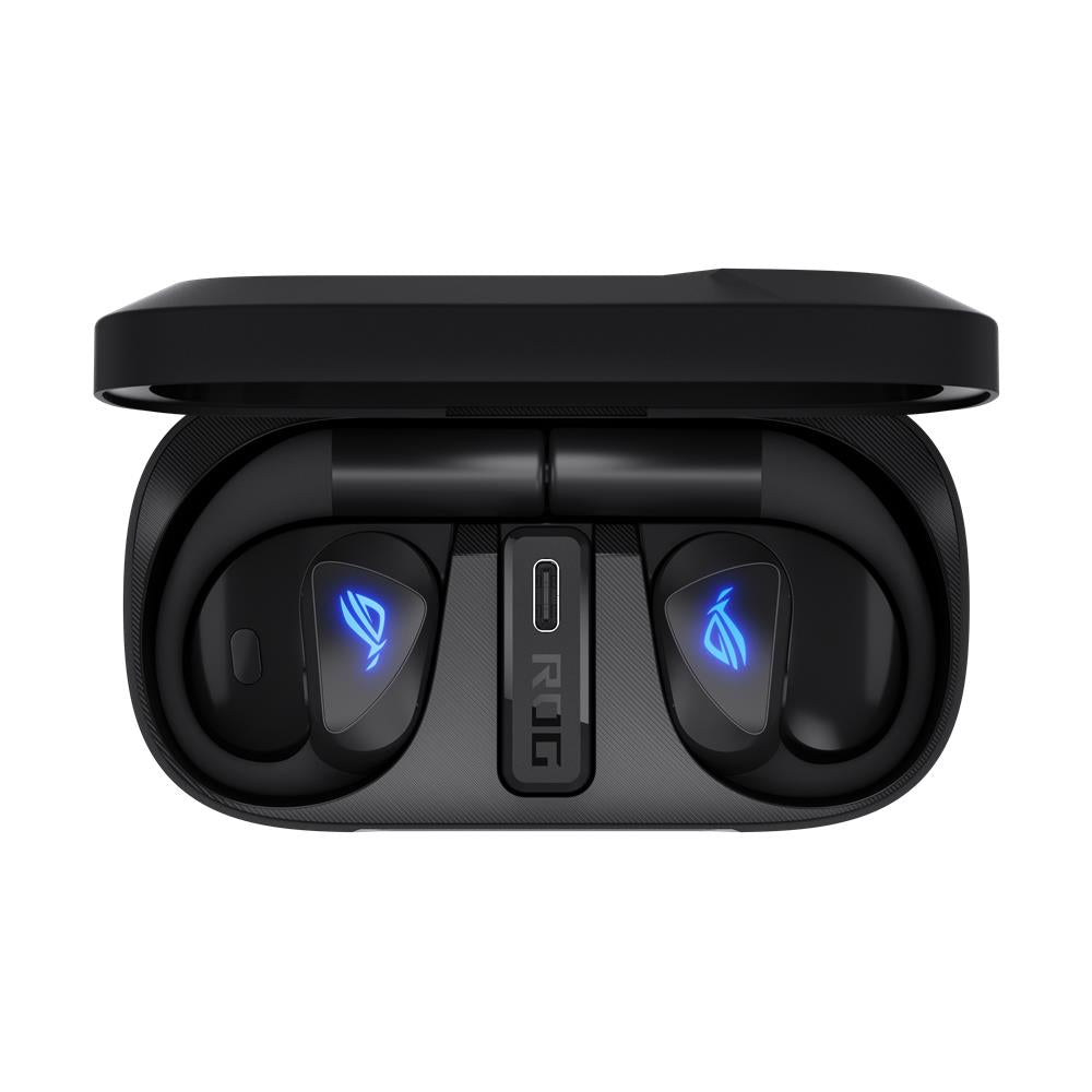 ASUS ROG Cetra Open Wireless Gaming Earbuds Bluetooth 2.4 GHz Schwarz