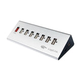 LogiLink USB 2.0 High-Speed-Hub mit 7-Port und 1x Schnell-Ladeport