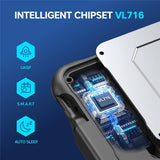 GRAUGEAR USB-C Festplattengehäuse für 2,5" SATA SSD/HDD