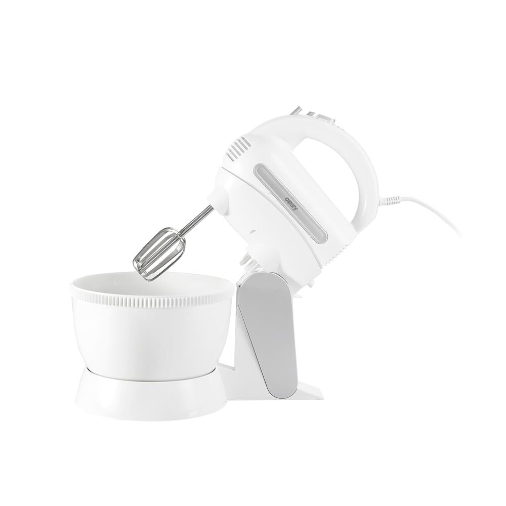 Camry CR 4213 Handmixer mit Rührschüssel weiß