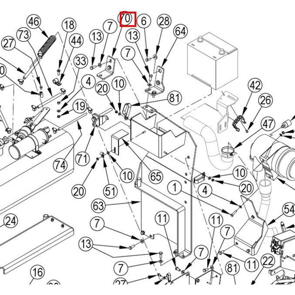 Nilfisk Original 56511174 Bracket Tank Pivot Halterung