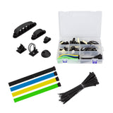 LogiLink Kabel-Organisations-Set in Box, 8 Artikel, 128 Stück, gemischtfarbig