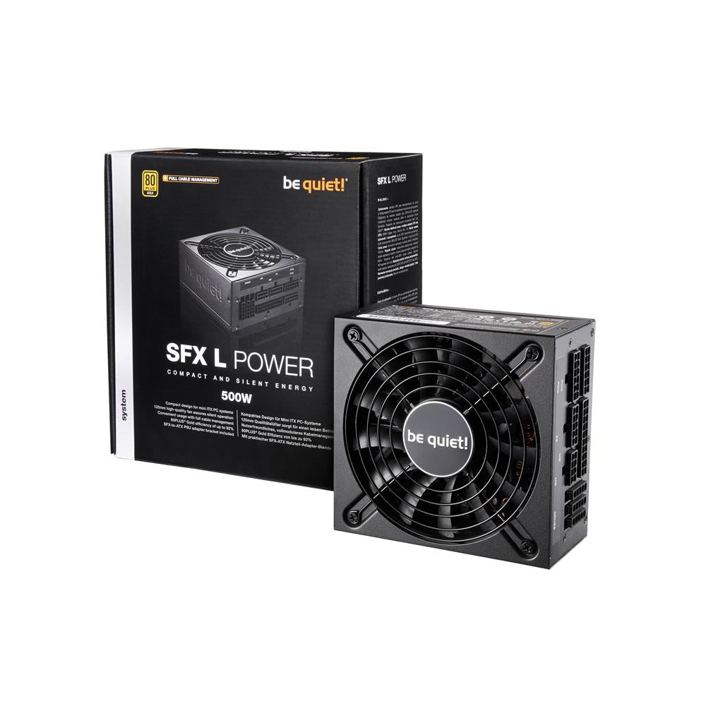 be quiet! SFX L POWER 500W PSU PC Netzteil Lüfter 120mm für Mini ITX PCs | BN238