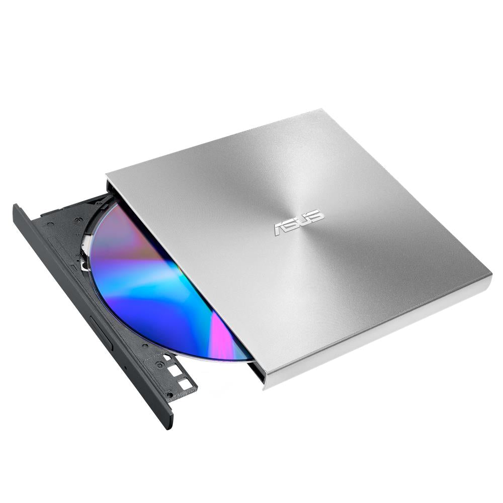 ASUS ZenDrive U8M externes DVD-Laufwerk/Brenner USB-C M-DISC umfangreiche Backup-Lösungen silber