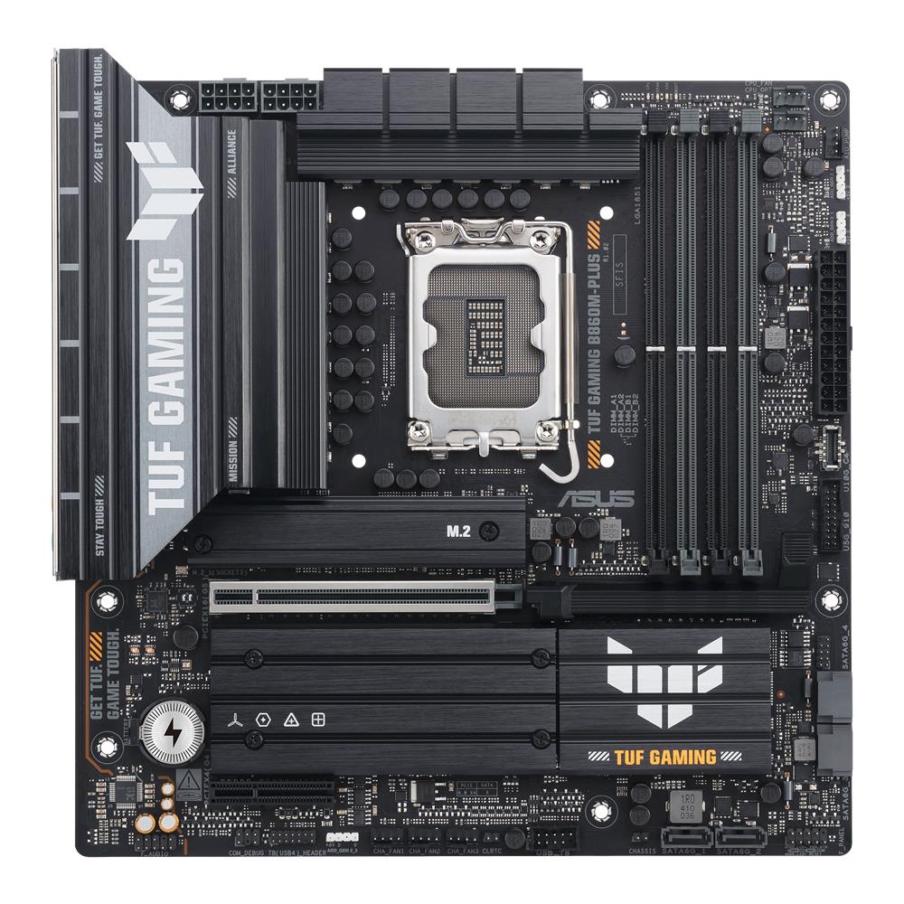 ASUS TUF Gaming B860M-PLUS Mainboard LGA 1851 mATX DDR5 PCIe 5.0 Aura Sync