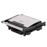 Camry CR 3044 Elektrogrill 2100W Tischgrill Kompakter Kontaktgrill schwarz