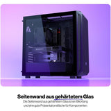 ENDORFY Arx 700 Air, ATX PC-Gehäuse, inkl. 5x 140mm PWM-Lüfter, Top und Front aus luftigem Mesh | EY2A012