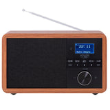 Adler AD 1184 Radio DAB+ Bluetooth 5.0 FM/UKW Holzgehäuse Wecker Uhr Fernbedienung