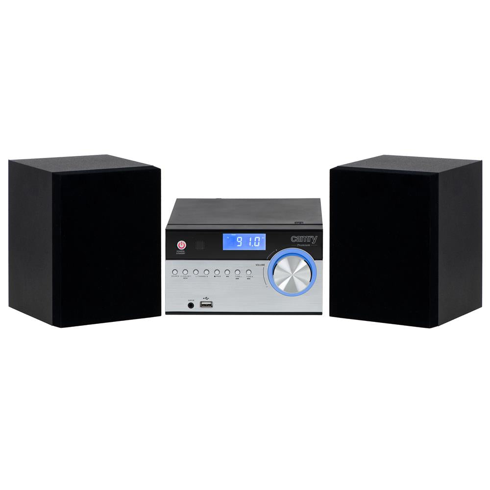 Camry CR 1173 Mini HiFi Anlage mit CD Player, Schwarz