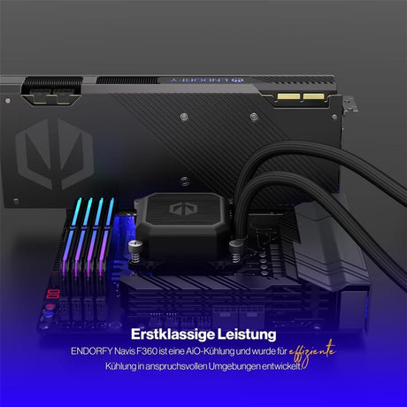 ENDORFY Navis F360 AiO-Wasserkühlung, 360mm Radiator, PWM-Pumpe | EY3B003