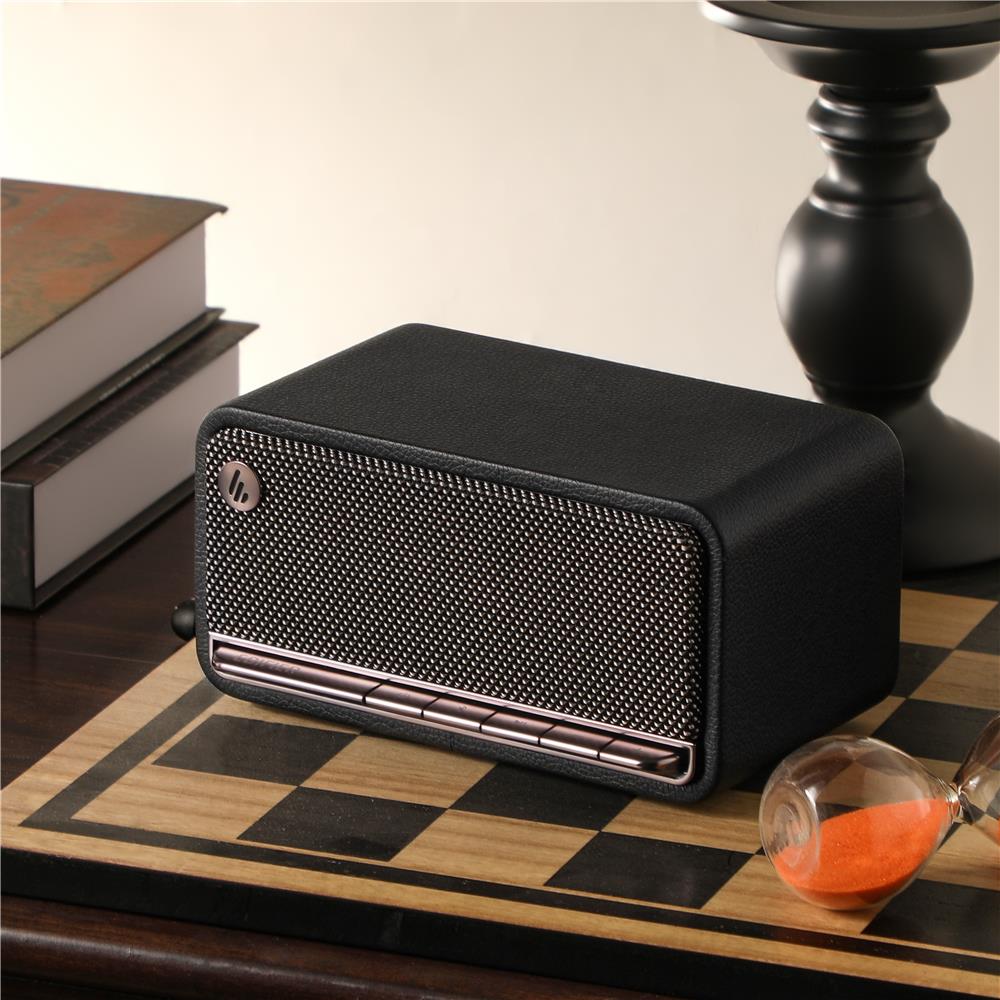 Edifier MP230 Tragbarer Bluetooth-Lautsprecher im Retro-Design, Schwarz