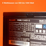 be quiet! Pure Power 12 750W Netzteil 80 PLUS Gold ATX 3.1 PCIe 5.1