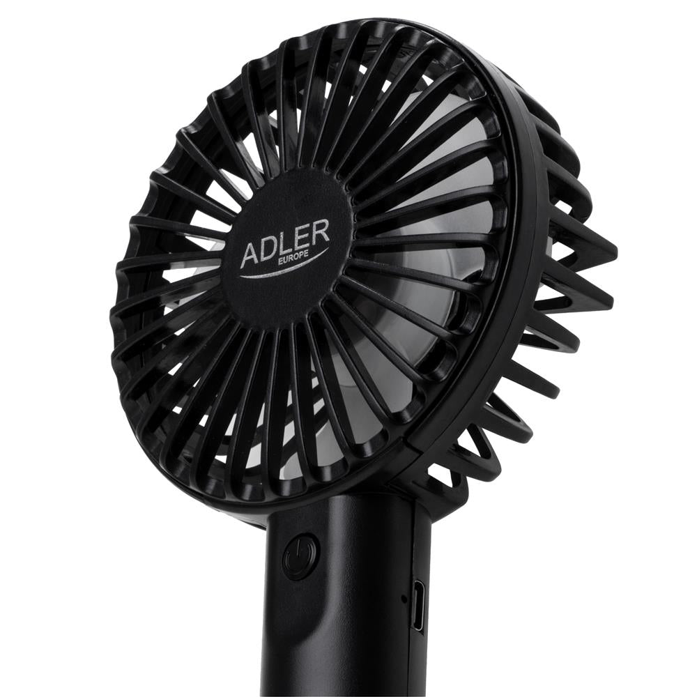 Adler AD 7338 Mini-USB-Ventilator schwarz – Kompakt & mobil für unterwegs