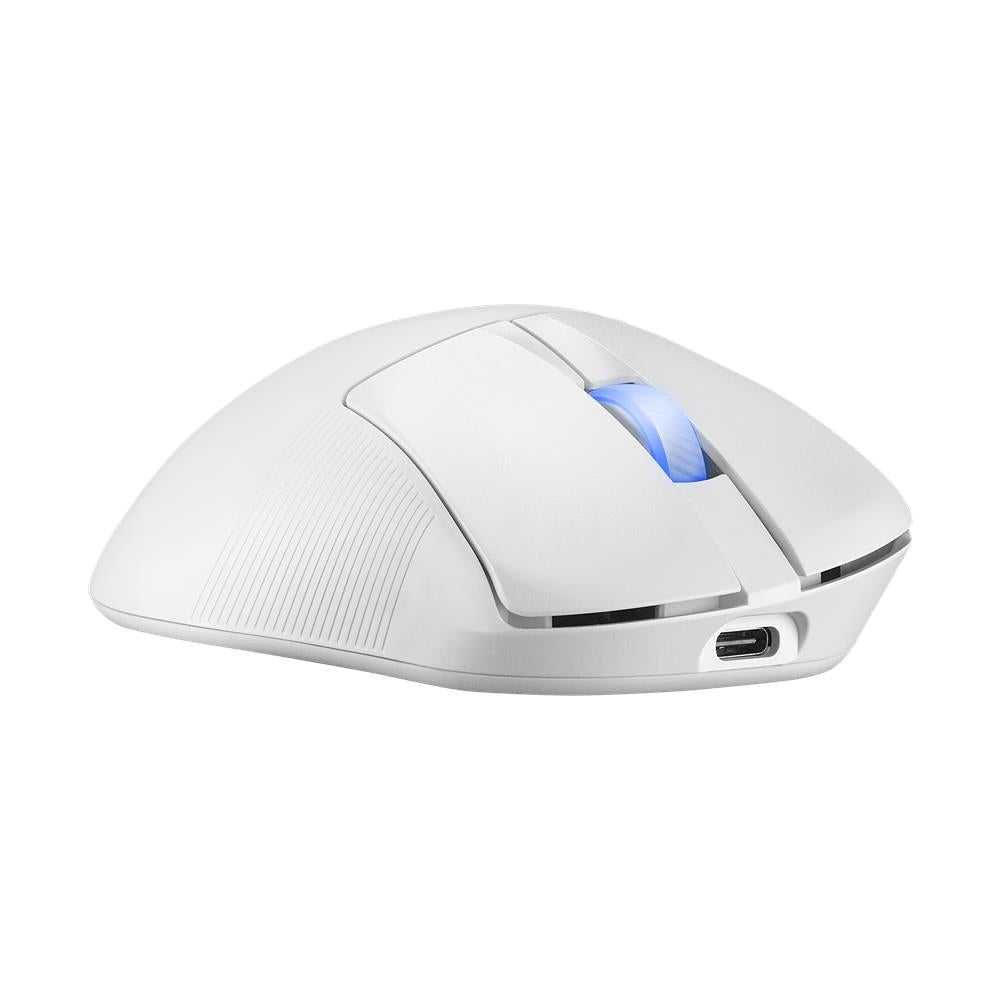 ASUS ROG Keris II Ace Wireless AimPoint White Gaming Maus, 42.000 dpi, USB, Bluetooth, 2,4-GHz-HF