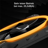 be quiet! Light Wings 140mm PWM Reverse Black 7 invertierte Lüfterblätter hoher Airflow