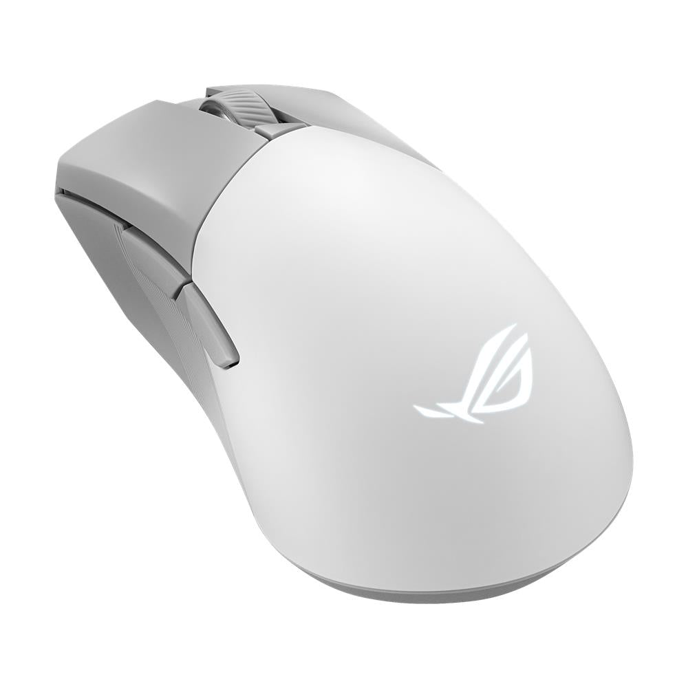 ASUS ROG Gladius III Wireless AimPoint White RGB Gaming Maus optischer Sensor 36.000 dpi weiß