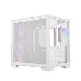 Silentware View A-RGB White – Showcase Midi Tower mit Glasfront, Glas-Seitenfenster & 4 RGB Lüftern