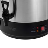 Adler AD 4538 Einkochautomat 28L, elektrischer Edelstahl Einkochtopf mit Zapfhahn, Warmhaltefunktion, 30-110 °C, Glühweinkocher, Getränkespender, Suppenwärmer, 3000W