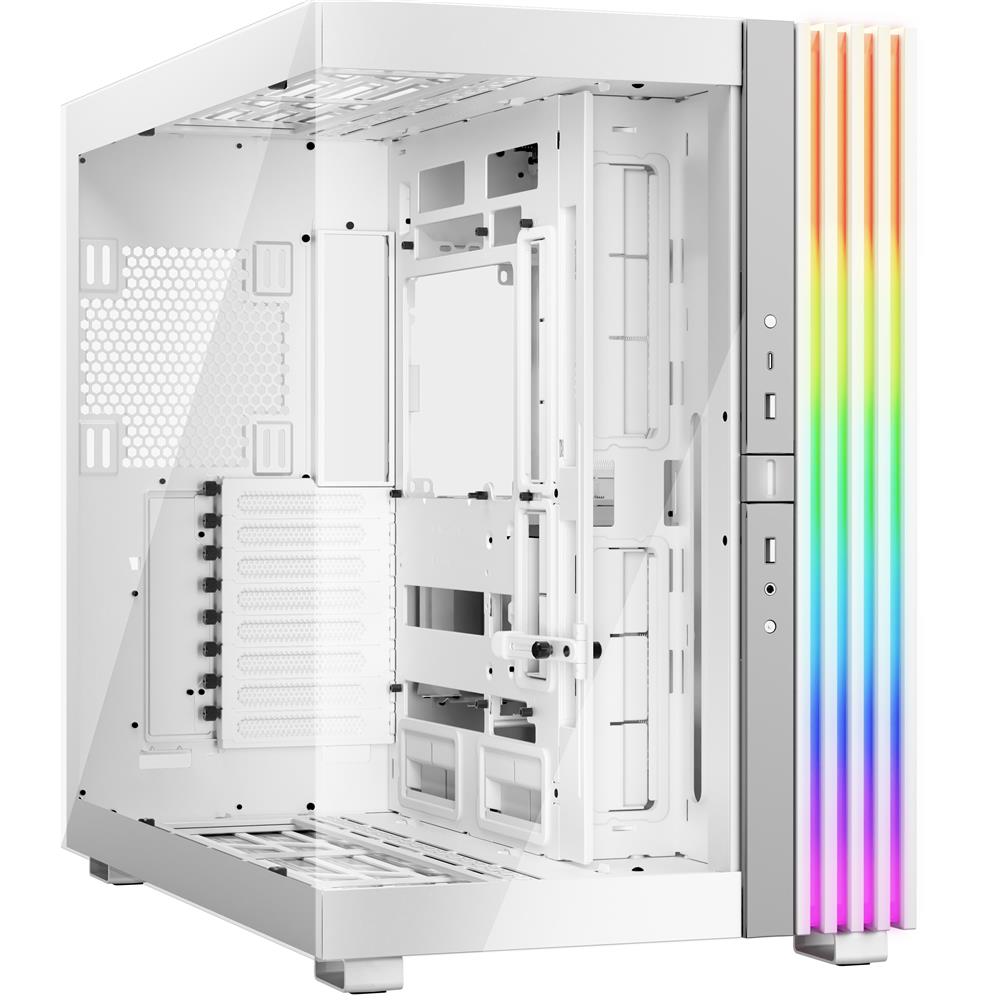 be quiet! Light Base 900 DX White PC-Gehäuse atemberaubender Panorama-Blick Show Case