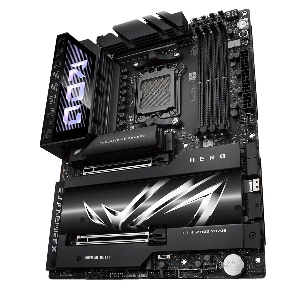 ASUS ROG CROSSHAIR X870E HERO Mainboard AM5 ATX DDR5 PCIe 5.0 Wi-Fi 7