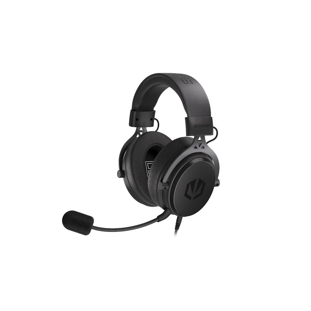 ENDORFY VIRO EY1A002, Schwarz, Gaming Headset, Kopfhörer mit Mikrofon, Klinke, Over-Ear