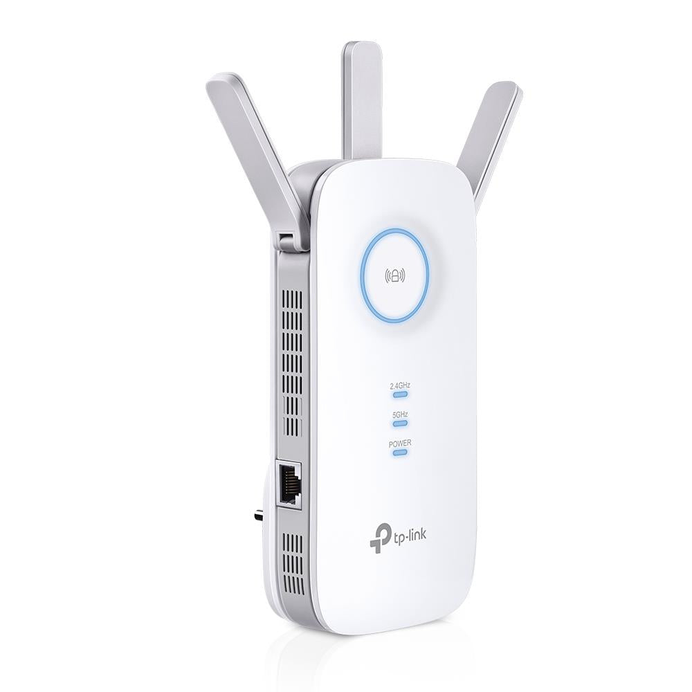 TP-Link RE550 WLAN Verstärker Repeater AC1900 Dual-WLAN AC + N App Steuerung kompatibel zu allen WLAN Routern weiß