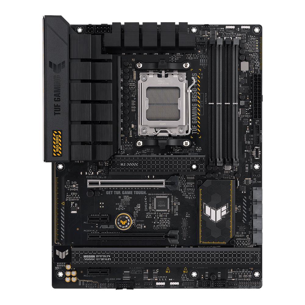 ASUS TUF GAMING B650-PLUS Mainboard Sockel AMD AM5 Ryzen 7000 ATX PCIe 5.0 DDR5 14 Power Stages USB