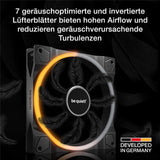 be quiet! Light Wings 140mm PWM Reverse Black 7 invertierte Lüfterblätter hoher Airflow