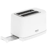 Camry CR 3219 Toaster 2 Scheiben mit Brötchenaufsatz Weiß