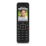FRITZ!Fon C6 – Schwarzes DECT-Telefon mit Smart-Home-Steuerung & HD-Qualität