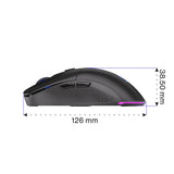 ENDORFY Gem Plus Wireless Gaming Maus kabellos 26000 DPI leicht 74 g Schwarz