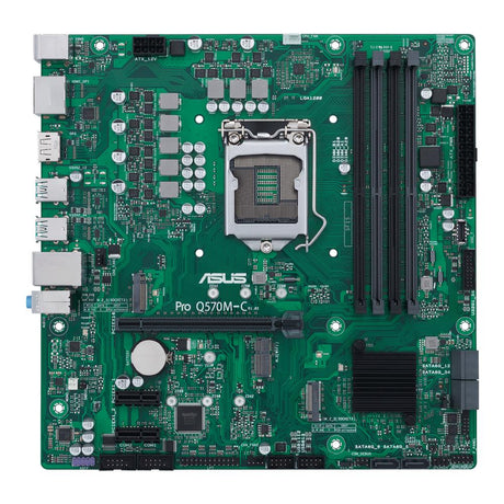 ASUS Pro Q570M-C/CSM Business-Mainboard Sockel Intel LGA 1200 (Micro-ATX, PCIe 4.0, DDR4 DIMM)