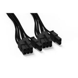 be quiet! PCIe Power Cable CP-6620 2x 6+2-pin Stromkabel für PC Netzteile CPU Kabel schwarz