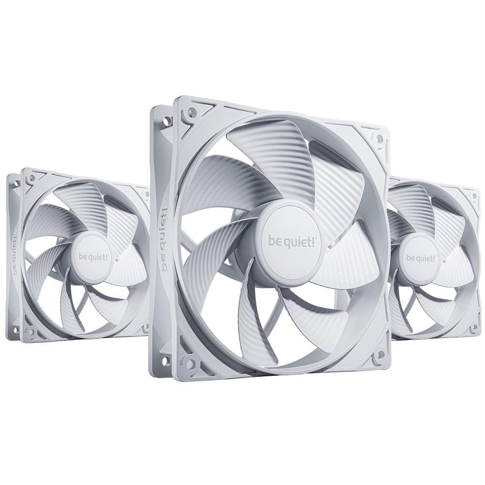 be quiet! Pure Wings 3 120mm PWM Reverse White Lüfter Triple Pack 3 Lüfter enthalten invertierte Lüfterblätter