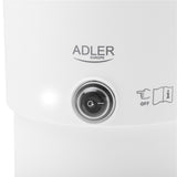 Adler AD 1388w Reisewasserkocher 0,8L kompakt leicht klappbarer Griff Weiß Camping