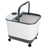 Adler AD 2184 – Deluxe Fußsprudelbad Massierer Salzbehälter Tragegriff Rollen zum einfachen Transport