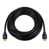 LogiLink HDMI-Kabel, Stecker zu Stecker, 4K/60 Hz, 10m, Schwarz/Blau