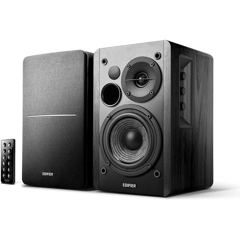 Edifier Studio R1280DB 2.0 Bluetooth-Lautsprechersystem (42 Watt) mit Infrarot-Fernbedienung, Schwarz