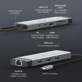 TP-Link UH9120C USB C Hub 9 in 1 HDMI 4K LAN SD USB Power Delivery