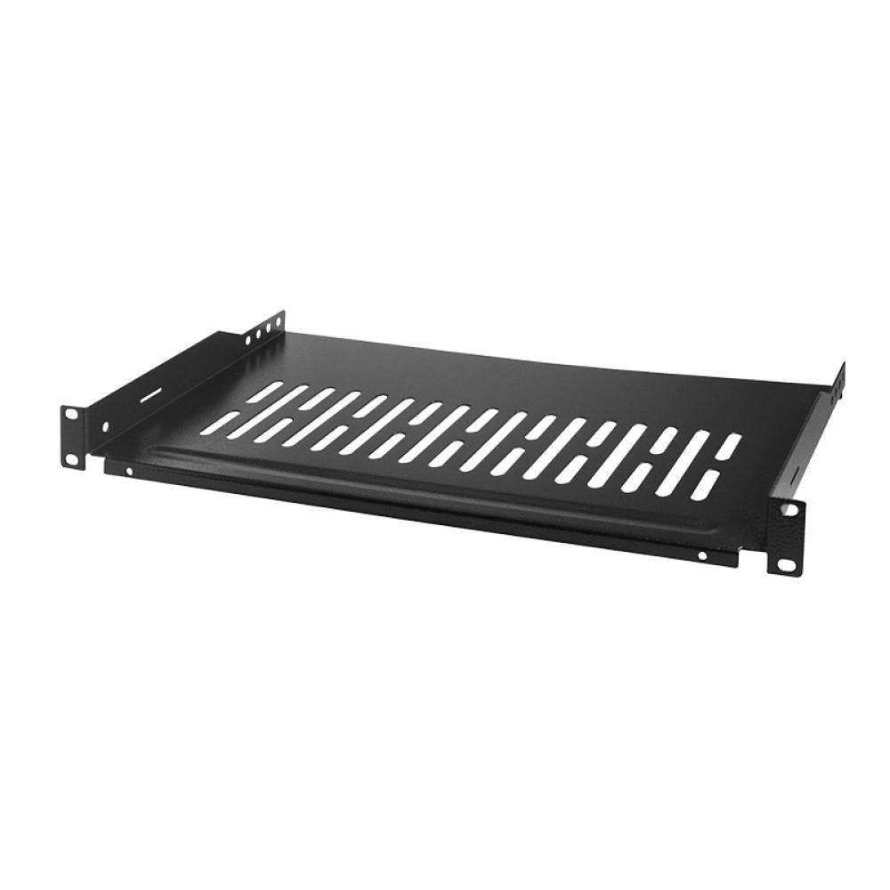 LogiLink 19" Fachboden Befestigung nur vorne T=250 mm schwarz