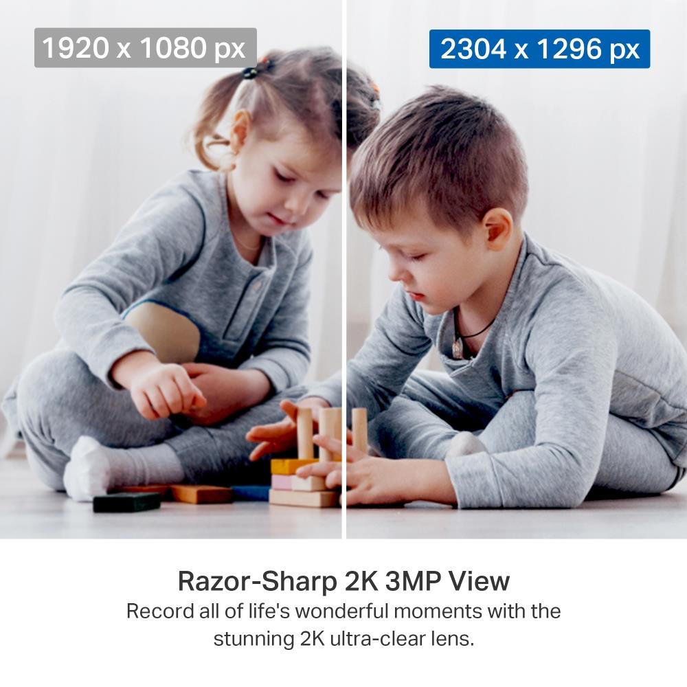 TP-Link Tapo C211 2K WLAN Kamera schwenkbar neigbar 3MP Nachtsicht App