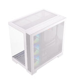 Silentware View A-RGB White – Showcase Midi Tower mit Glasfront, Glas-Seitenfenster & 4 RGB Lüftern