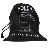 Adler AD 1377 Reise Wasserkocher 0,6 L faltbares Silikongehäuse Camping weiß
