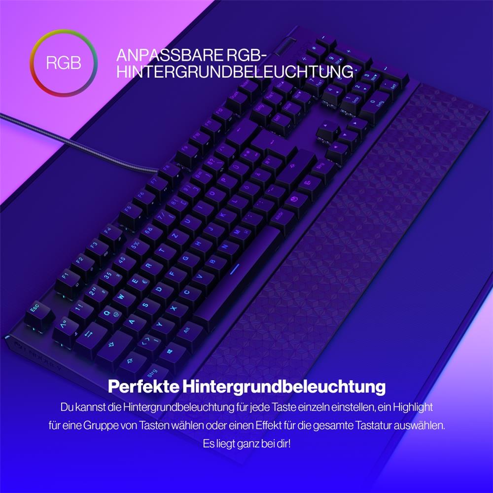 ENDORFY Omnis Wireless Tastatur DE Layout Kailh Red mit Handauflage