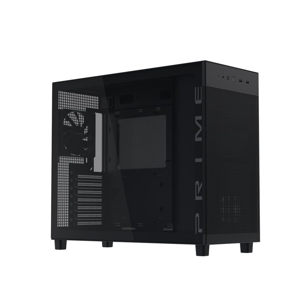 ASUS Prime AP303 TG ATX PC Gehäuse Black mit 360 mm Radiator und USB 20Gbps