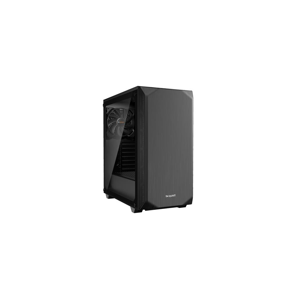 be quiet! Pure Base 500 Window Black PC Gehäuse Case Tower 2 vorinstallierte Pure Wings 2 Lüfter Fenster Schwarz BGW34