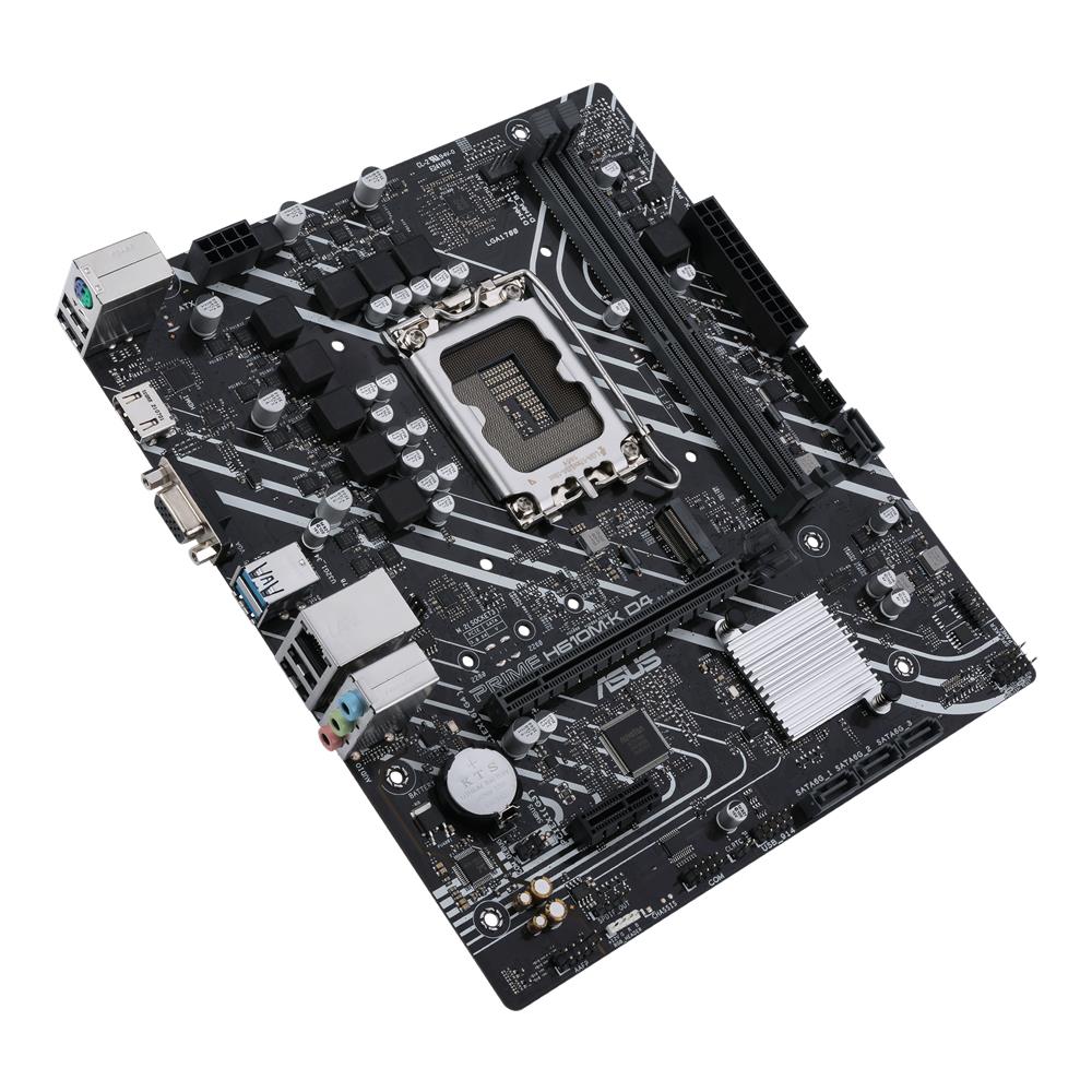 ASUS PRIME H610M-K D4 Gaming Mainboard Sockel Intel LGA 1700 mATX DDR4 PCIe 4.0 M.2